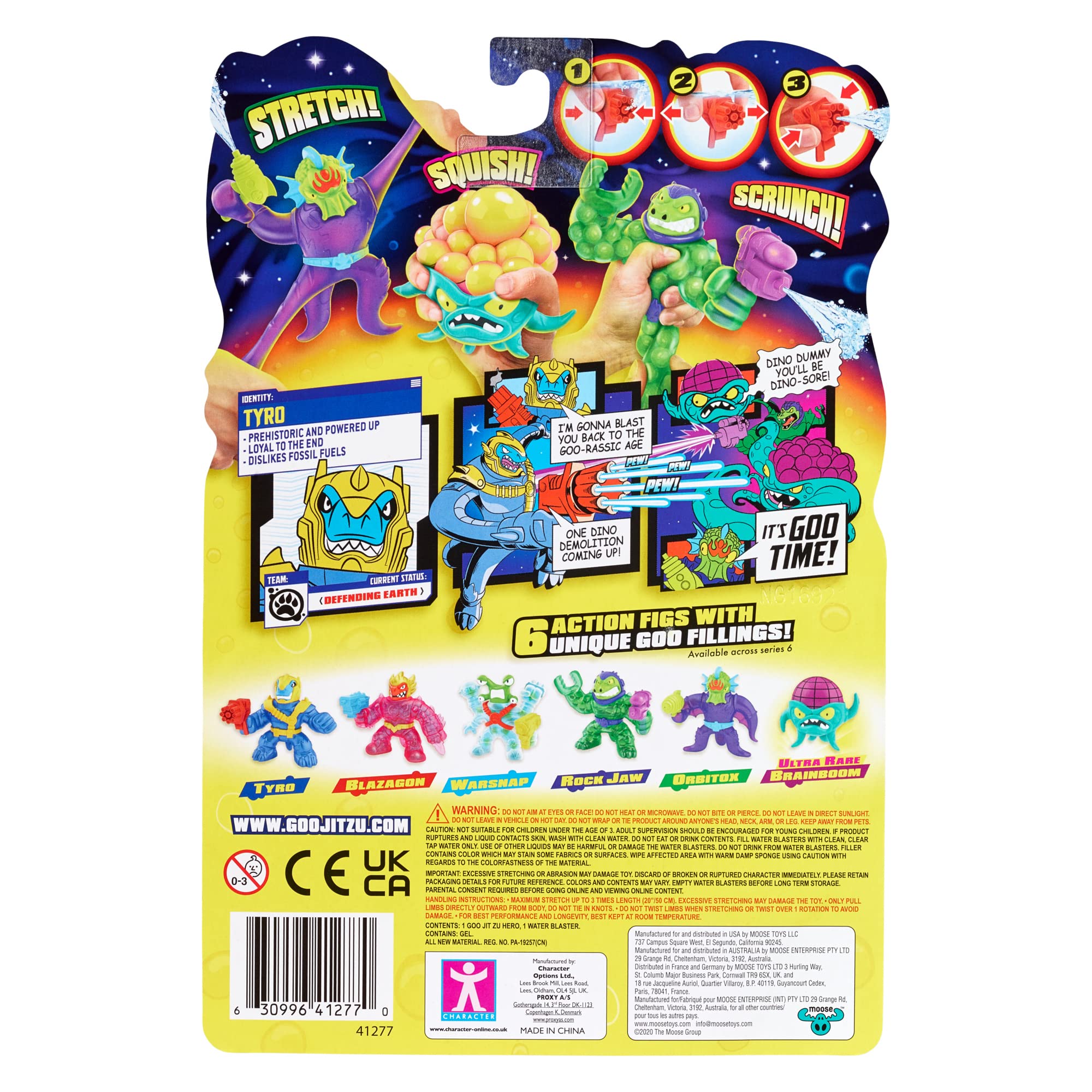 Amazon.com: Heroes of Goo Jit Zu Galaxy Blast Hero Pack - Super